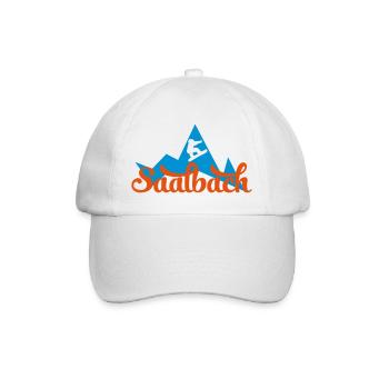 saalbach - Baseballkappe - Weiß/Weiß - Vorne