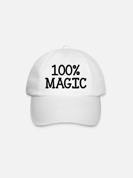 100% Magic - Baseballkappe - Weiß/Weiß