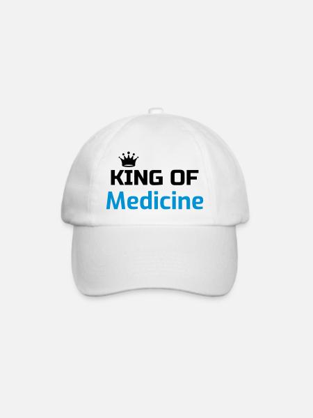 Arzt / Medizin / Ärztin / doctor - Baseballkappe - Weiß/Weiß