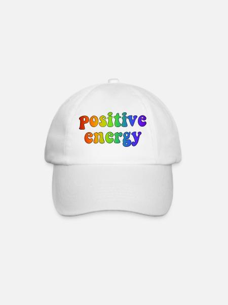 POSITIVE ENERGY - Baseballkappe - Weiß/Weiß