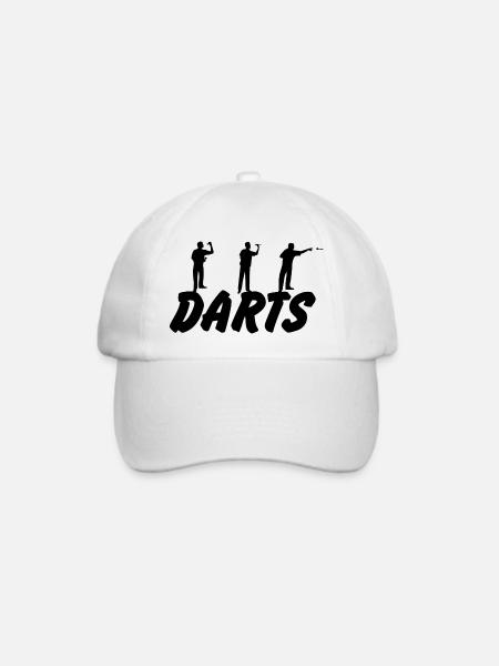 Darts Dart - Baseballkappe - Weiß/Weiß