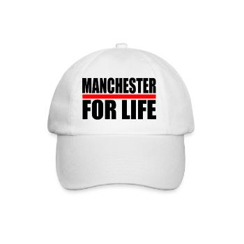 Manchester - Baseballkappe - Weiß/Weiß - Vorne