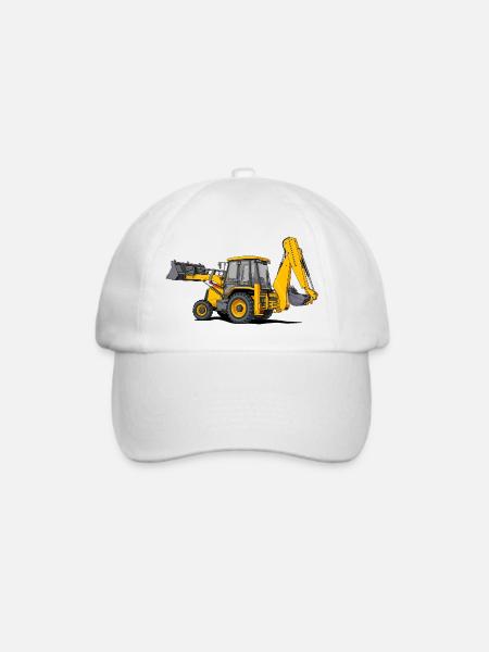 Traktor Lader - Baseballkappe - Weiß/Weiß
