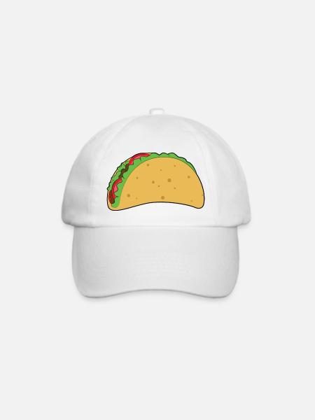 Taco - Baseballkappe - Weiß/Weiß