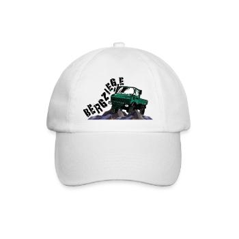 Bergziege - Unimog - Offroad - Oldtimer - Baseballkappe - Weiß/Weiß - Vorne