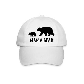 Mama Bear - Baseballkappe - Weiß/Weiß - Vorne