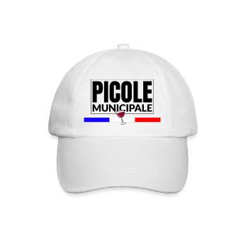 Gemeinde Picole - Baseballkappe - Weiß/Weiß - Vorne