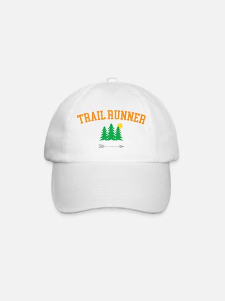 Trailrunner - Baseballkappe - Weiß/Weiß