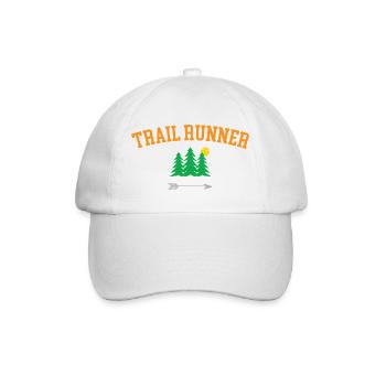 Trailrunner - Baseballkappe - Weiß/Weiß - Vorne