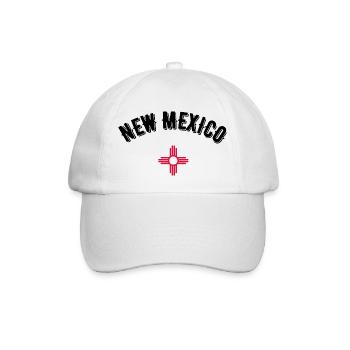 New Mexico - Baseballkappe - Weiß/Weiß - Vorne