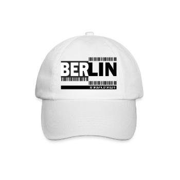 BERLIN - Barcode - Baseballkappe - Weiß/Weiß - Vorne