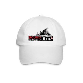 Sound mit Stil Skyline - Baseballkappe - Weiß/Weiß - Vorne