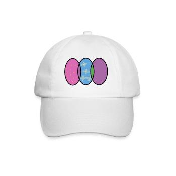 Ostereier Bild16 - Baseballkappe - Weiß/Weiß - Vorne
