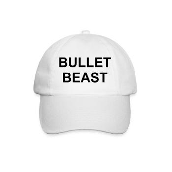Bullet Beast - Baseballkappe - Weiß/Weiß - Vorne