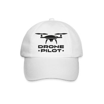 Drone - Baseballkappe - Weiß/Weiß - Vorne