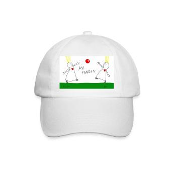 Anfangen! - Baseballkappe - Weiß/Weiß - Vorne
