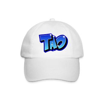 Graffiti TAO druckbar - Baseballkappe - Weiß/Weiß - Vorne
