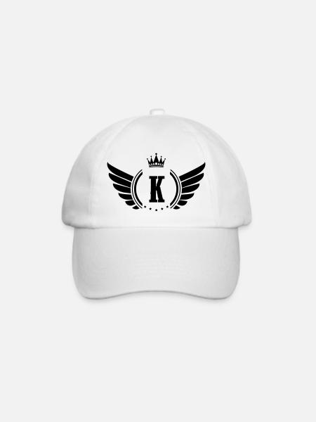 wappen k - Baseballkappe - Weiß/Weiß