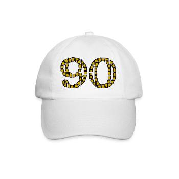90. 90 JAHRE. 90-JÄHRIGES JUBILÄUM. 90-JÄHRIGES JUBILÄUM. - Baseballkappe - Weiß/Weiß - Vorne