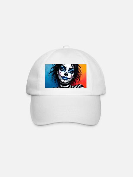 La Calavera Mystique - Baseballkappe - Weiß/Weiß