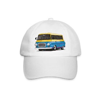 Barkas B1000 // Illustration - Baseballkappe - Weiß/Weiß - Vorne