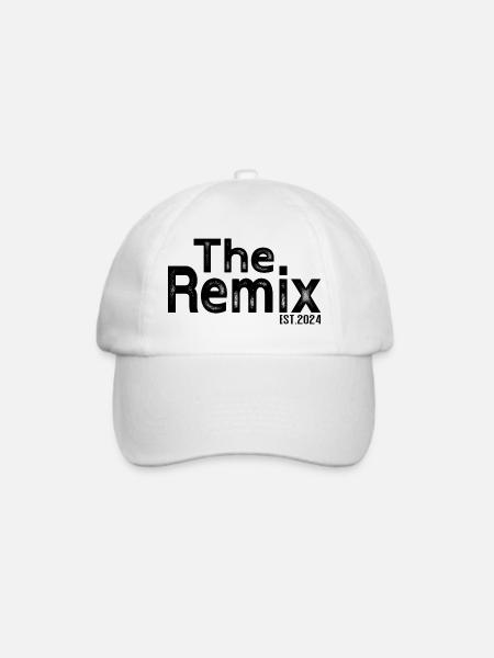 Der Remix Est. 2024 – Lustiges Kinder Design - Baseballkappe - Weiß/Weiß