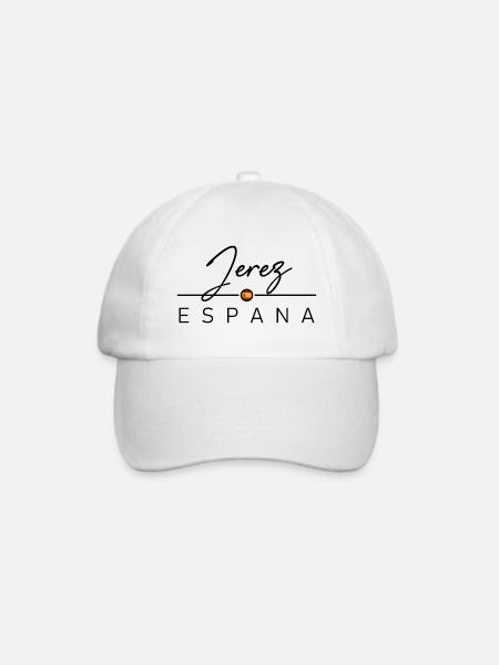 Spain - Jerez - Spanien - Espana - Baseballkappe - Weiß/Weiß