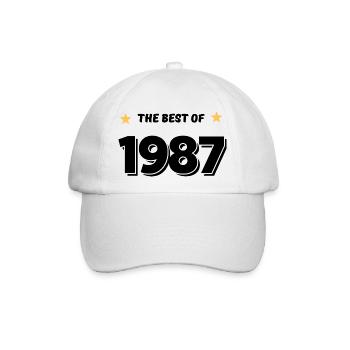 Das Beste aus 1987 - Baseballkappe - Weiß/Weiß - Vorne