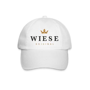 Wiese Original Familienlogo - Baseballkappe - Weiß/Weiß - Vorne