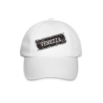 Venezia Städteweltkarte Design - Baseballkappe - Weiß/Weiß - Vorne
