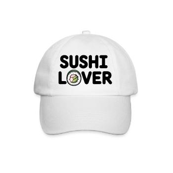 Sushi-Liebhaber - Baseballkappe - Weiß/Weiß - Vorne