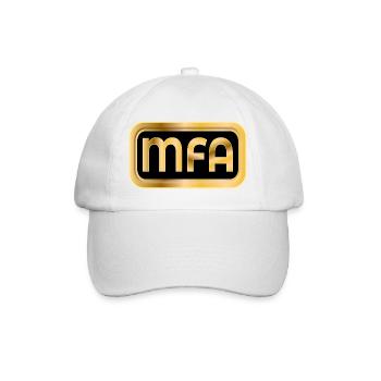 Medizinische Fachangestellte - Baseballkappe - Weiß/Weiß - Vorne