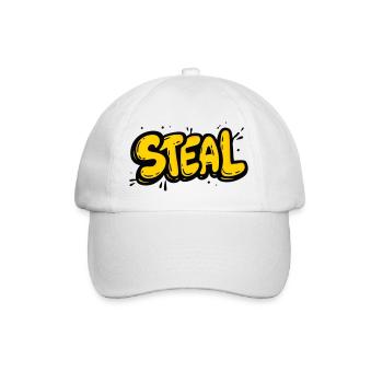 Deal stehlen Unterzeichnung - Baseballkappe - Weiß/Weiß - Vorne