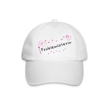 Zauberfunken Rosa Stardust - Baseballkappe - Weiß/Weiß - Vorne
