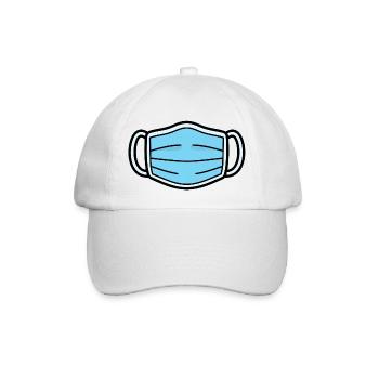 Medizinische Maske | Schutz & Hygiene Symbol - Baseballkappe - Weiß/Weiß - Vorne