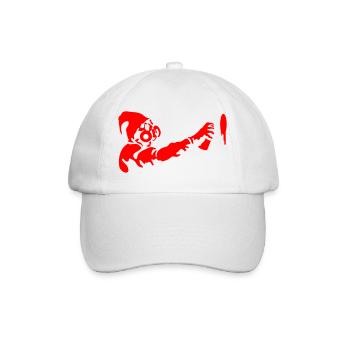 Graffiti Stencil - Baseballkappe - Weiß/Weiß - Vorne