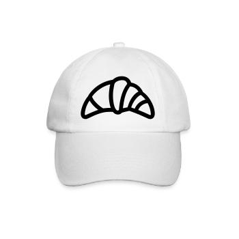 Halbmond - Baseballkappe - Weiß/Weiß - Vorne