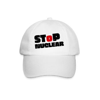 Keine Atomkraft Nuclear - Baseballkappe - Weiß/Weiß - Vorne