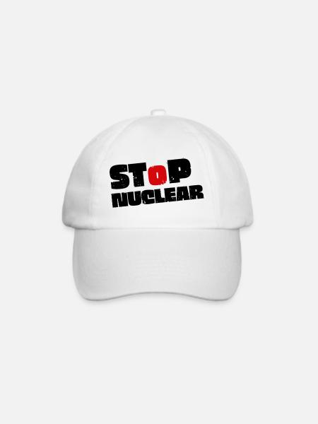 Keine Atomkraft Nuclear - Baseballkappe - Weiß/Weiß