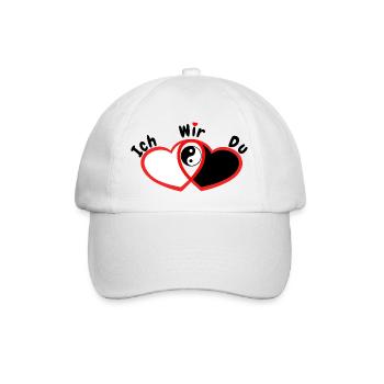Liebespaar Beziehung Liebe - Baseballkappe - Weiß/Weiß - Vorne