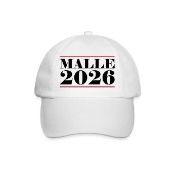 Malle 2026 - Baseballkappe - Weiß/Weiß - Vorne