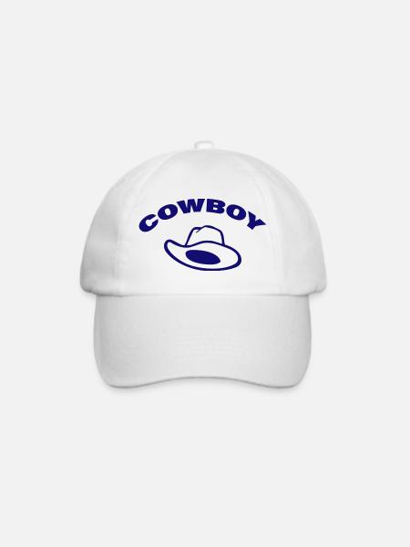 COWBOY - Baseballkappe - Weiß/Weiß