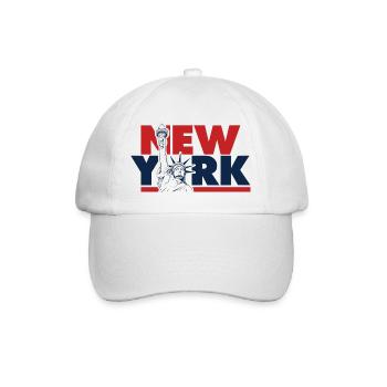New York Freiheit Grafik - Baseballkappe - Weiß/Weiß - Vorne