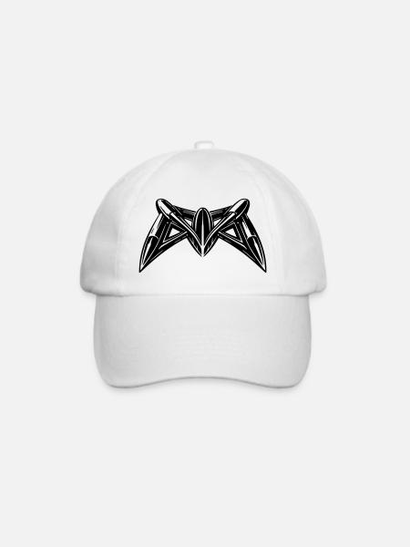 mikolab_logo - Baseballkappe - Weiß/Weiß