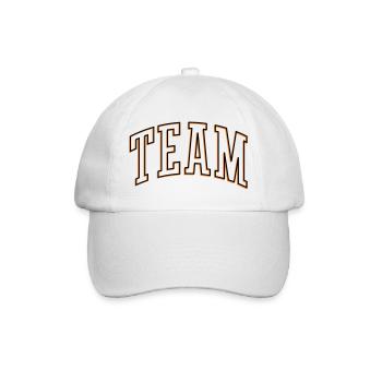 Team Outline - Baseballkappe - Weiß/Weiß - Vorne