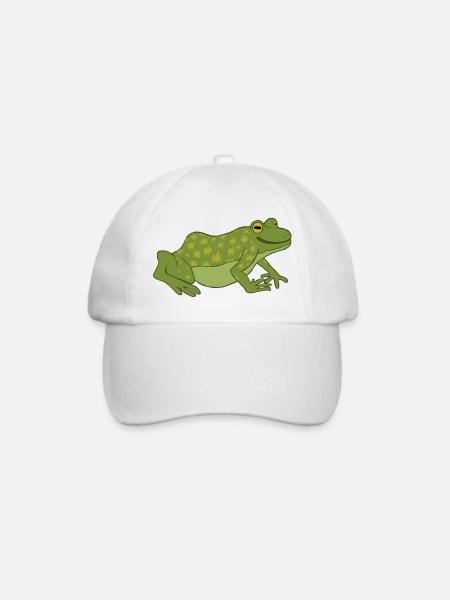 Sternenfrosch - Baseballkappe - Weiß/Weiß