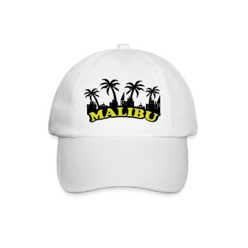 Malibu Skyline - Baseballkappe - Weiß/Weiß - Vorne