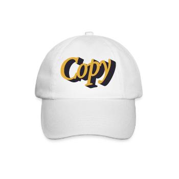Copy - Baseballkappe - Weiß/Weiß - Vorne