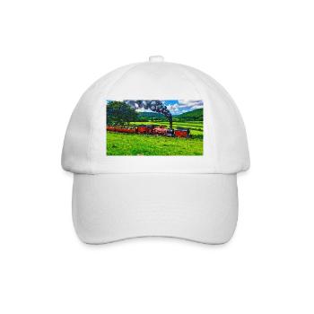 Tal von Rheidol - Baseballkappe - Weiß/Weiß - Vorne