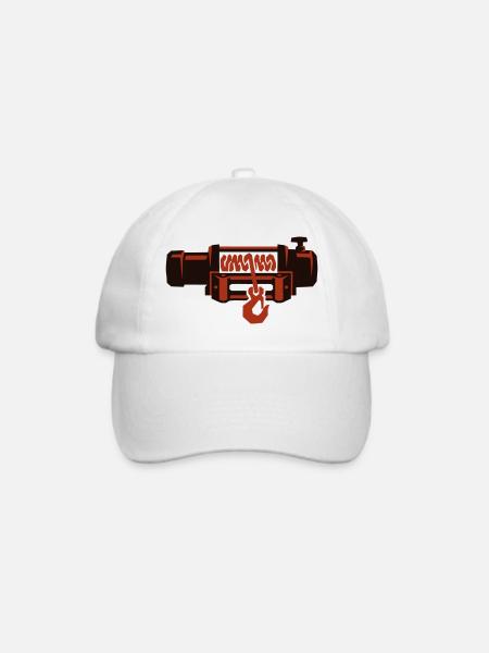 Offroad Seilwinde 4x4 Tool - Baseballkappe - Weiß/Weiß